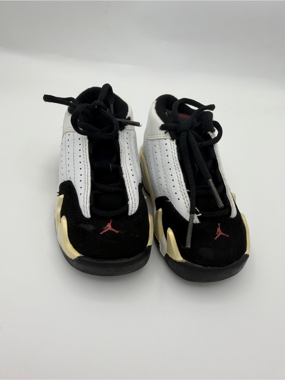 Nike Air Jordan XIV Retro Black toe 654973-102 Size US 5C 2014 Baby Size